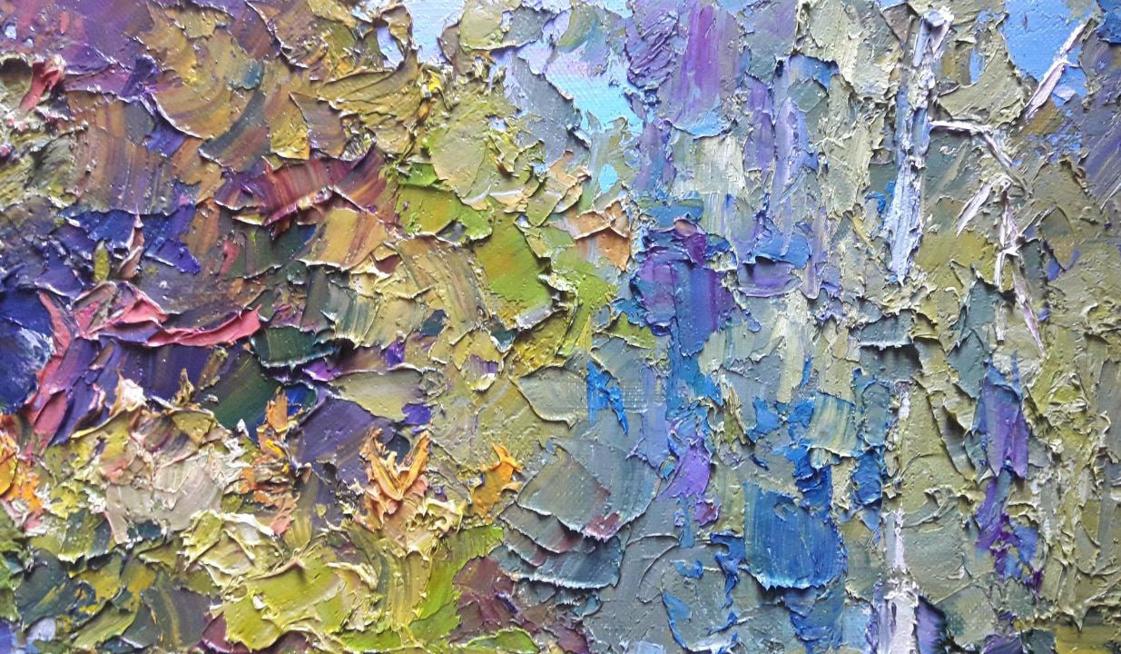 Boris Petrovich Serdyuk's interpretation of a "Sunny Day" in oil