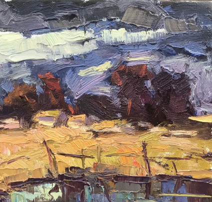 Village landscape Art 