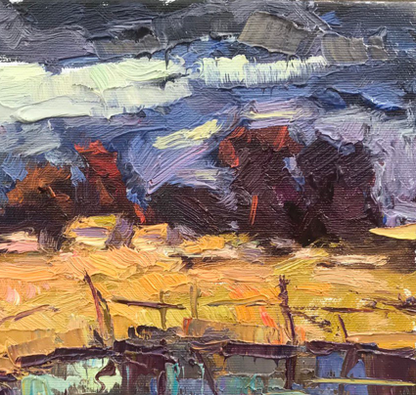 Village landscape Art 