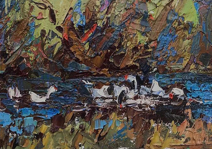 Village landscape Art 