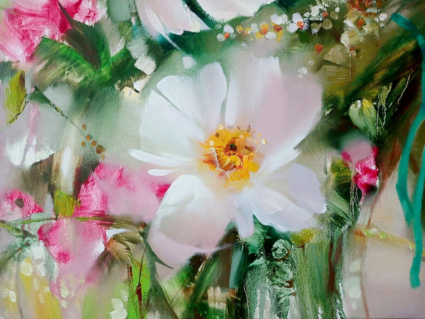 Abstract oil painting April Anatoly Tarabanov