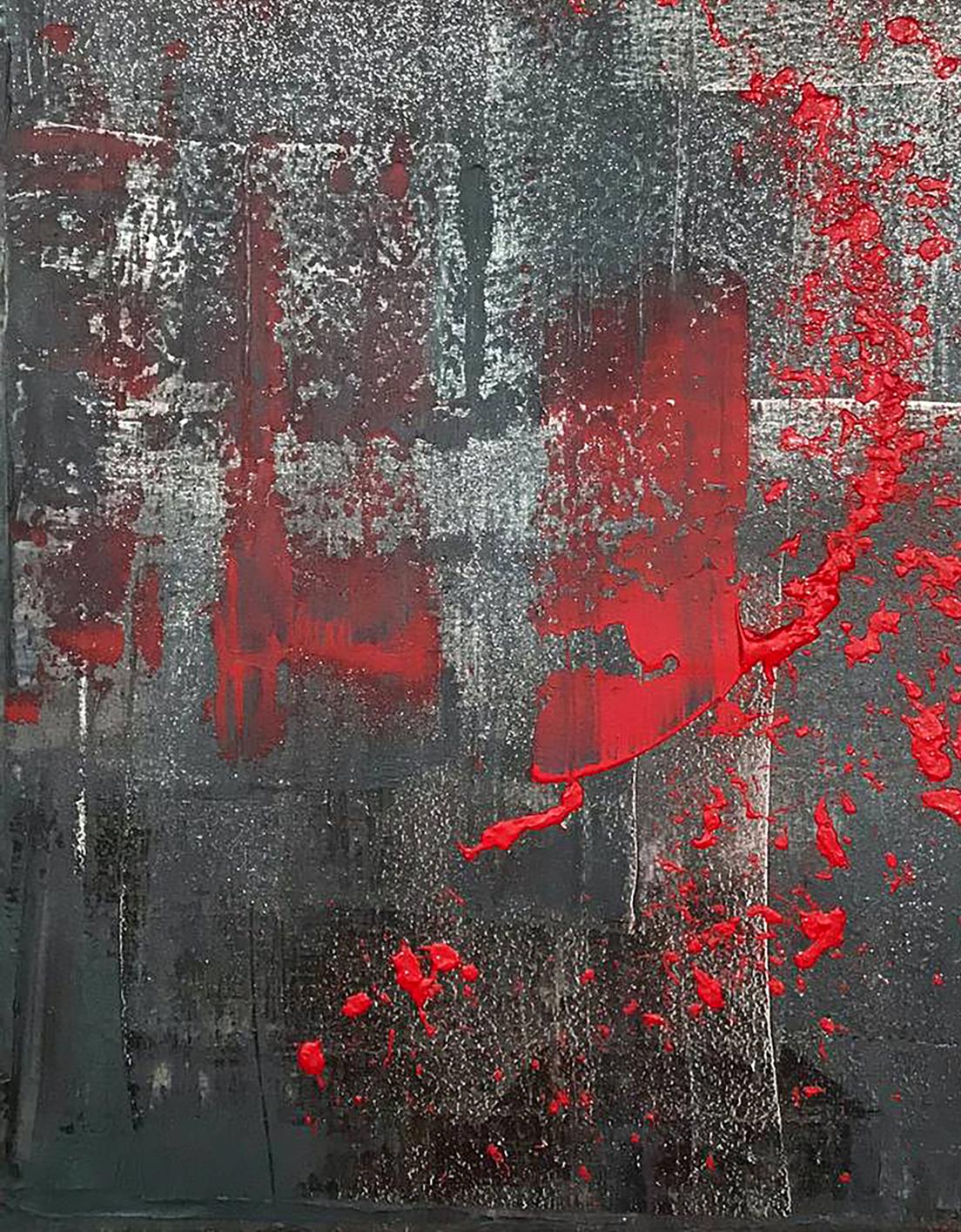 Acrylic painting Night melody Olga Melezhik