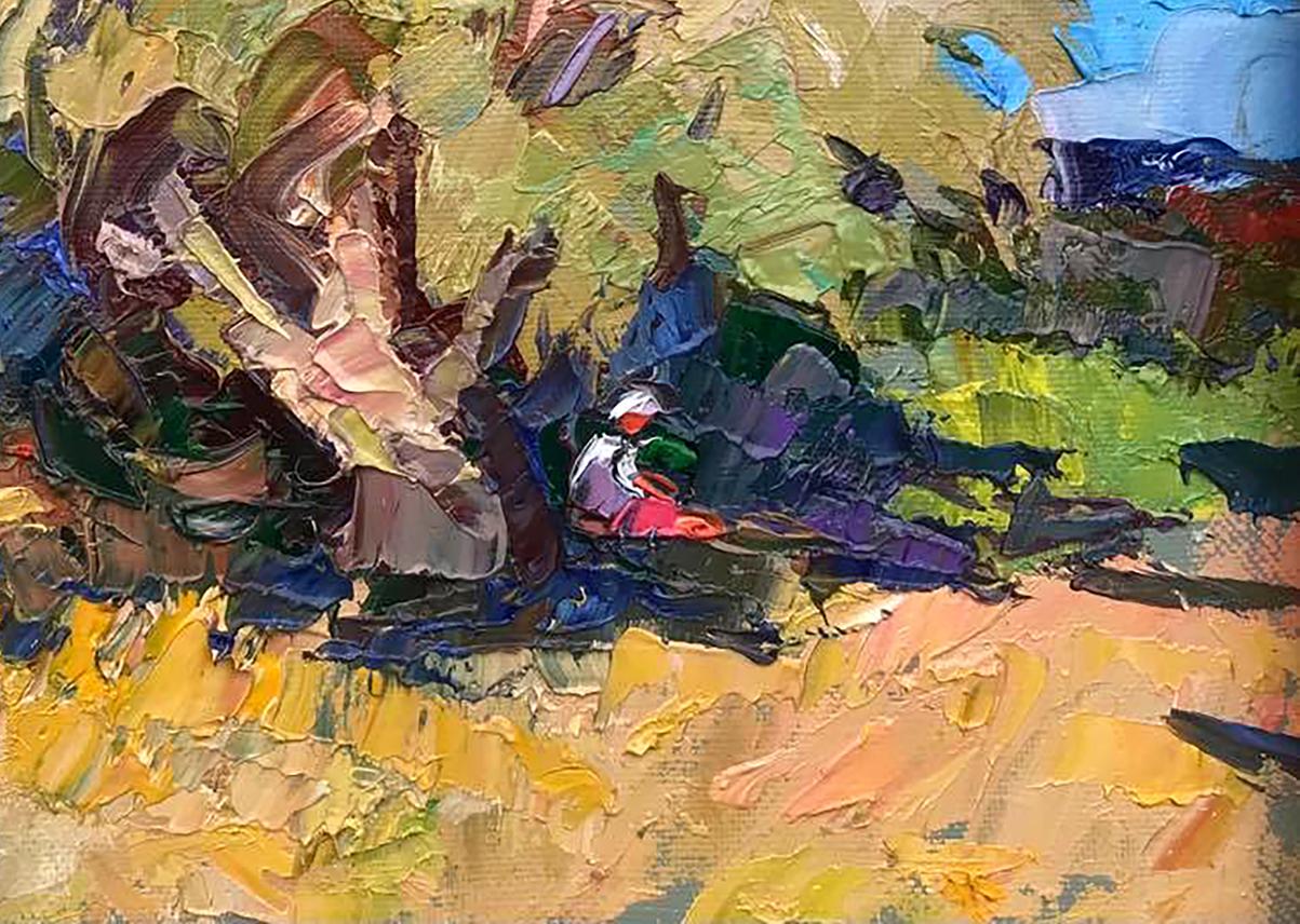 Village landscape Art 