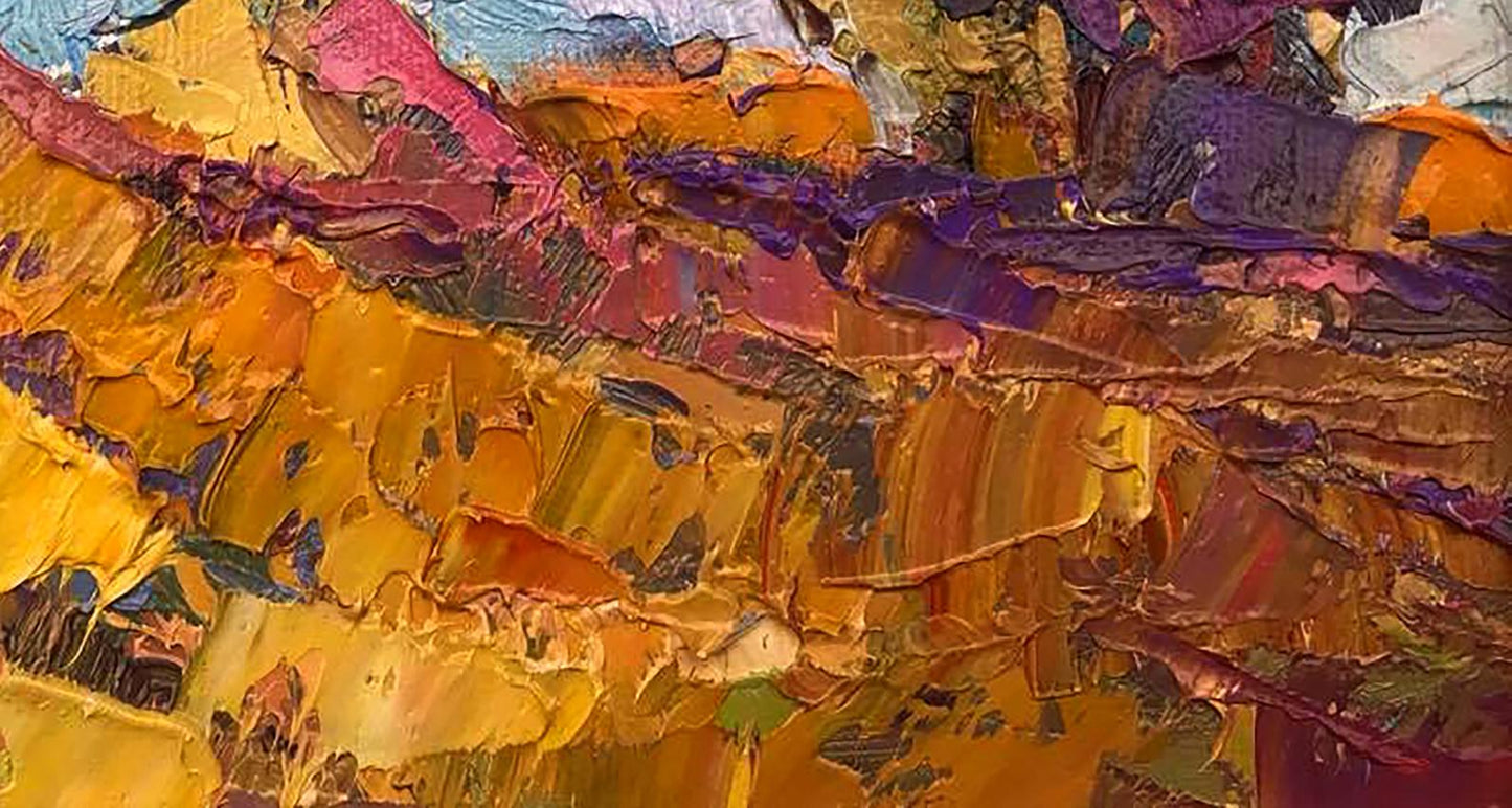 Village landscape Art 