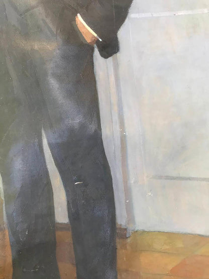 Oil painting Portrait of Lenin Bilan Petr Ilyich