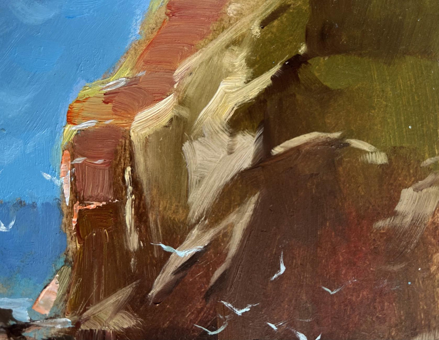 OIl painting Rocky seashore Yuriy Suprunchuk