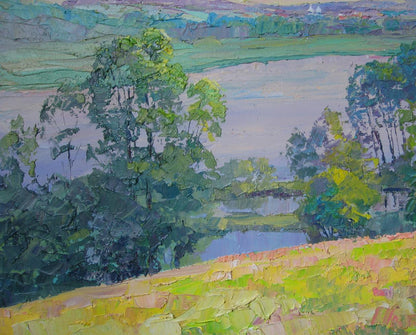 Oil painting Motherland Serdyuk Boris Petrovich