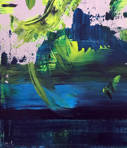 Acrylic painting Orgasmic life Olga Melezhik