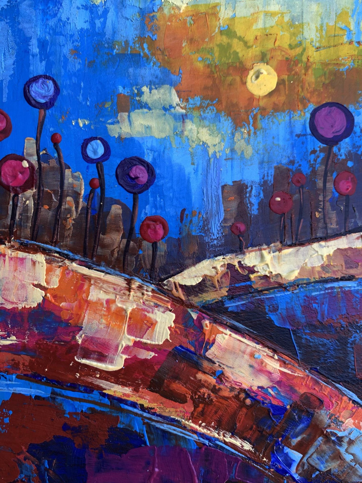 Oil painting A chidhood dream V. Zadorozhnya