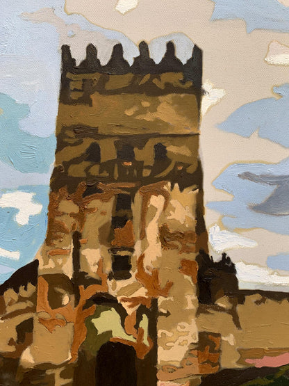 Oil painting Impregnable fortress Oleksandr Gukalov