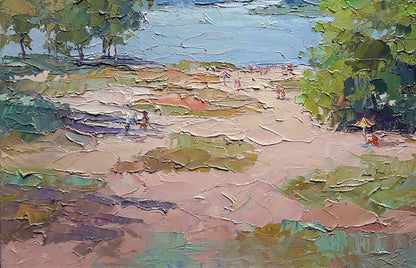 Oil painting Near the Dnipro Serdyuk Boris Petrovich