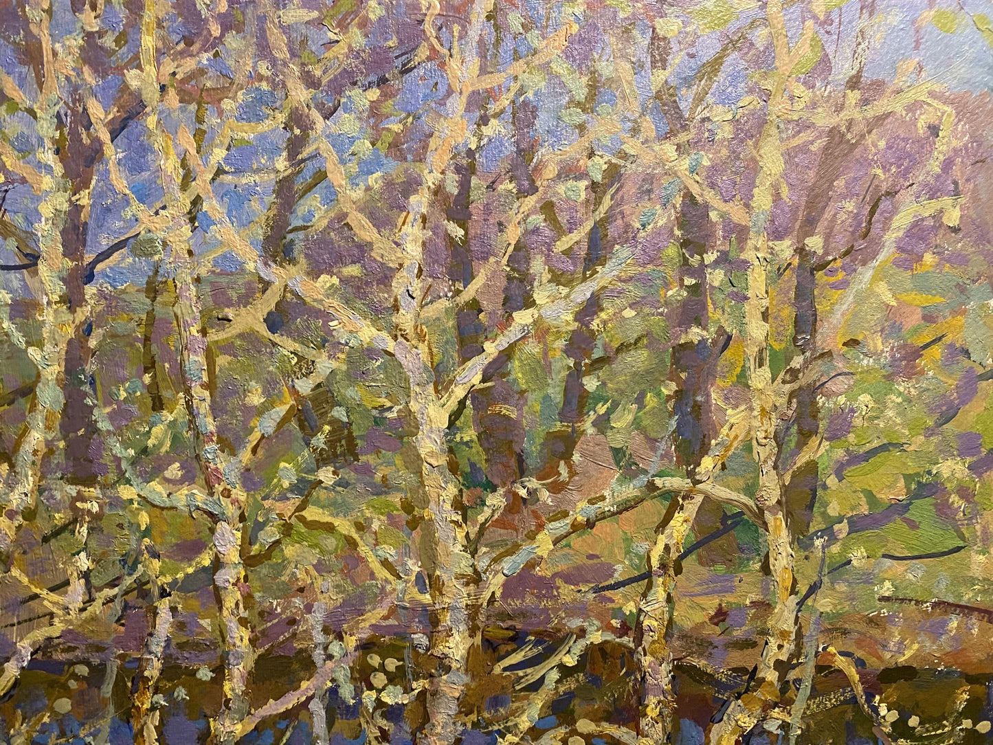 Oil painting April Awakening Grigoriy Ruban