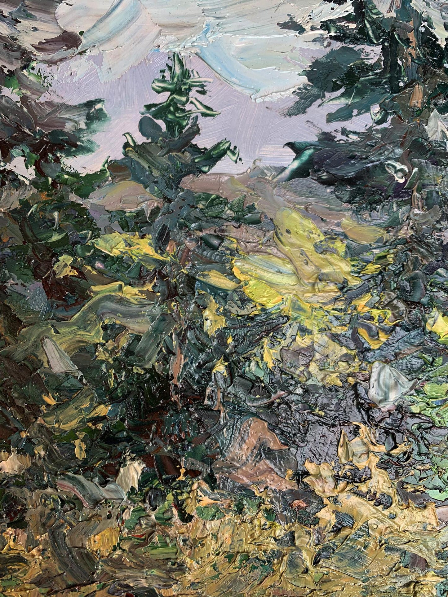 Oil painting A gloomy day Oleksiyander Cherednichenko