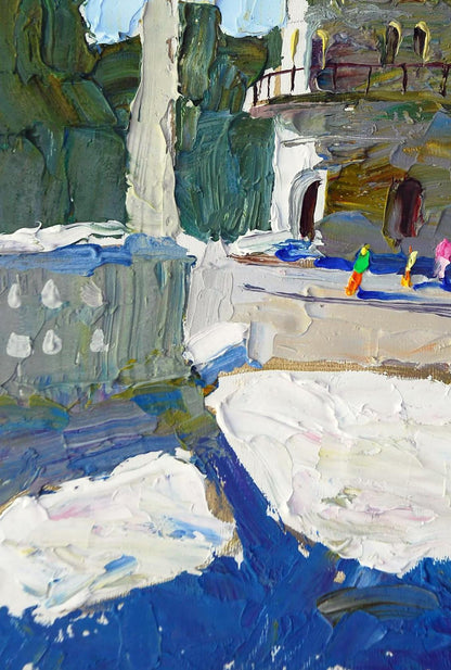 Oil painting In the mountains Egor Shvachunov