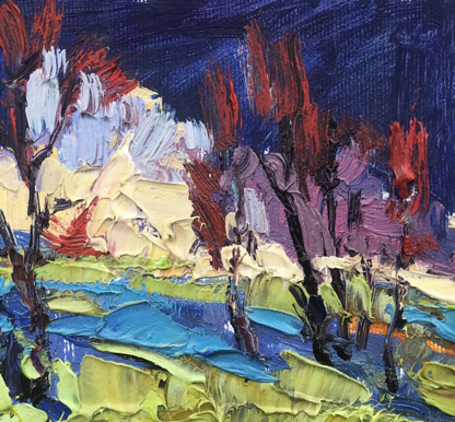 Village landscape Art 