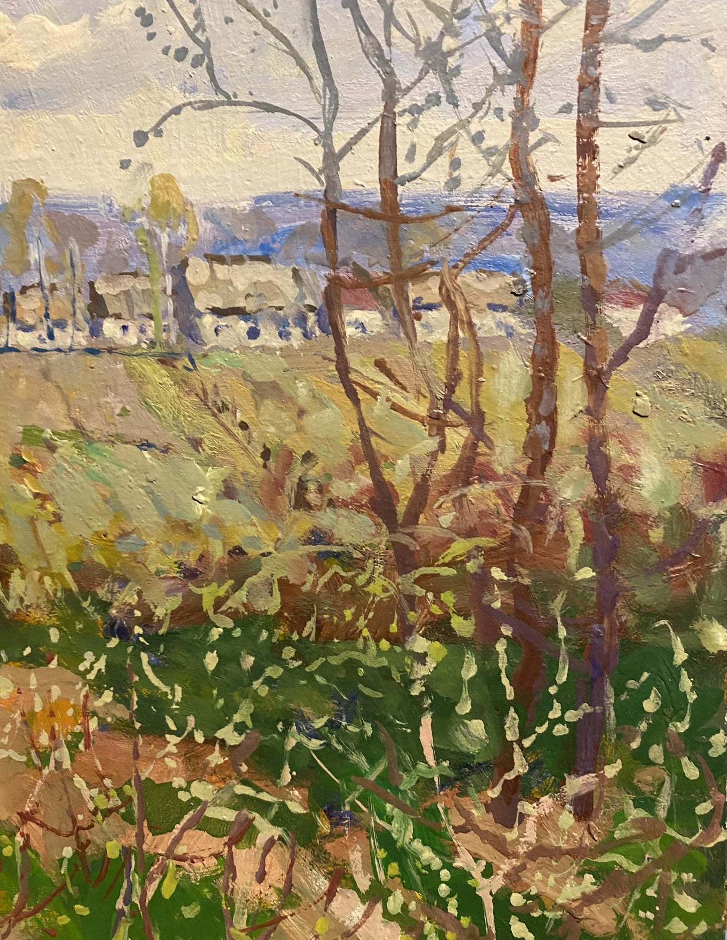 Oil painting Blooming spring has arrived Georgy Kolosovsky