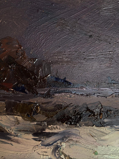 Oil painting Winter silence Oleksiyander Cherednichenko