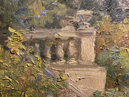 Oil painting Metropolitan Forest Reserve Unknown artist