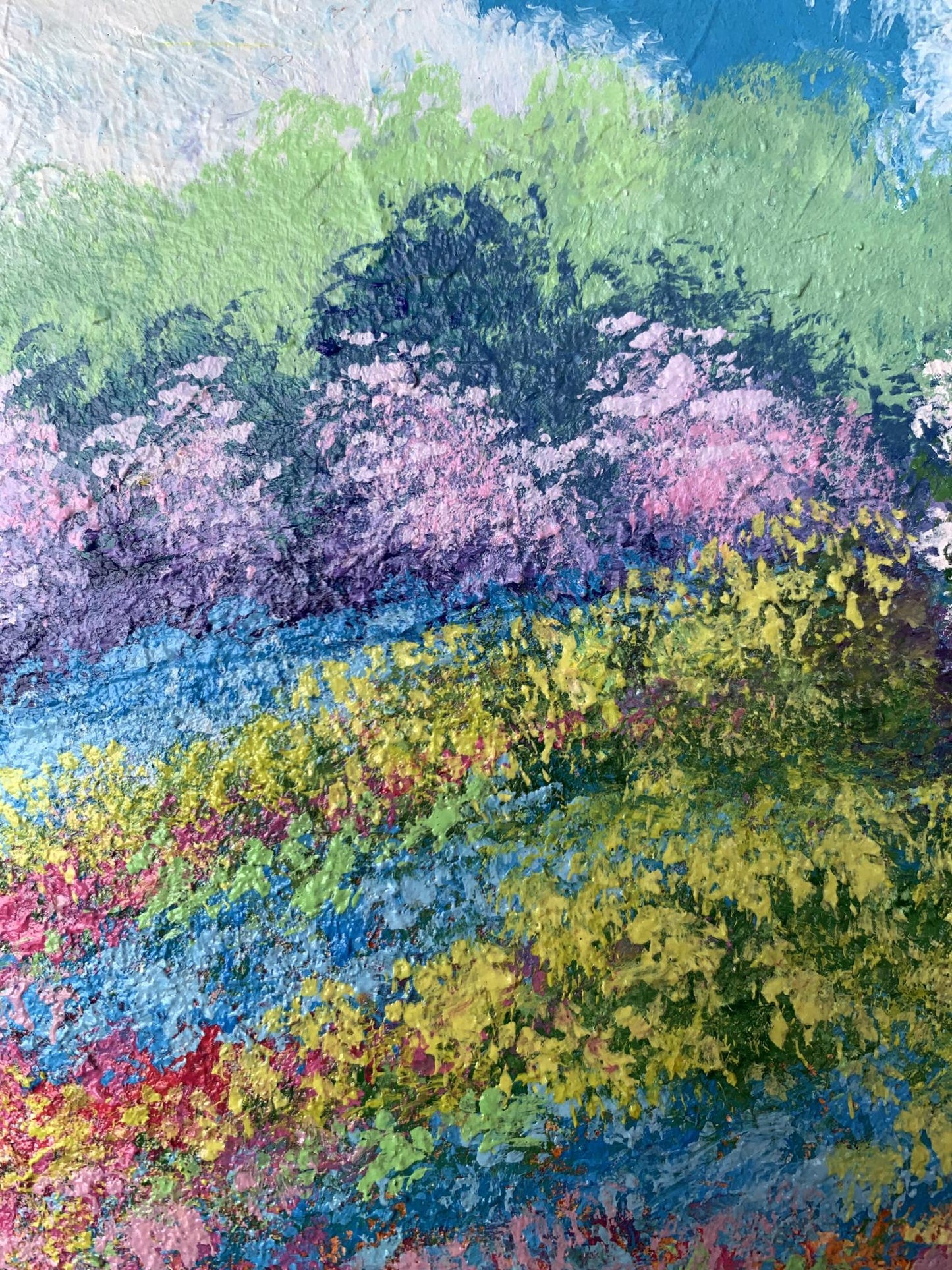 Oil painting Flower meadows V. Zadorozhnya