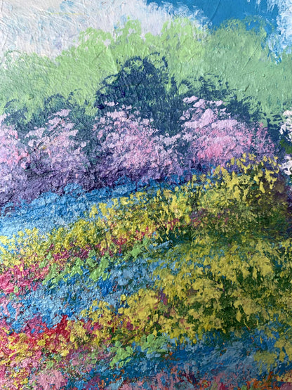 Oil painting Flower meadows V. Zadorozhnya