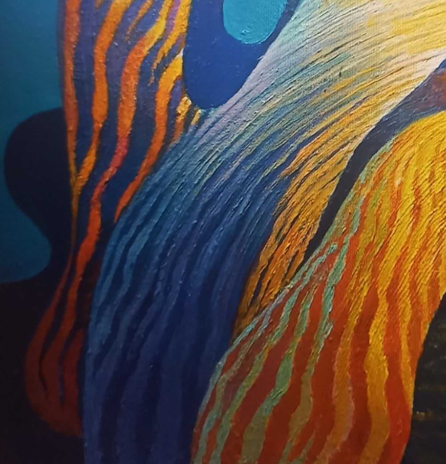 Oil painting Under the water Alexander Strashevich