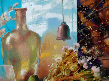 Abstract oil painting Bright morning Anatoly Tarabanov