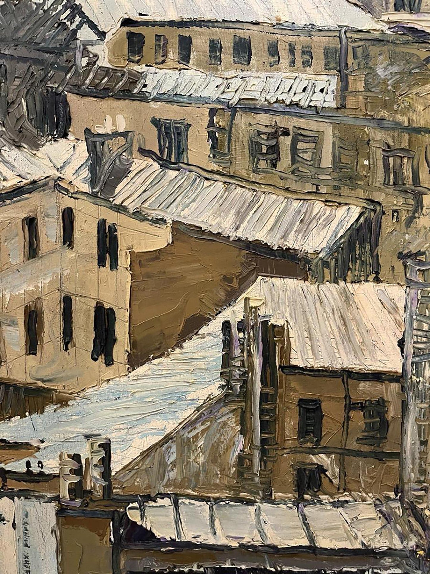 Oil painting Cityscape Contemporary Art  Serhiy Kovalev