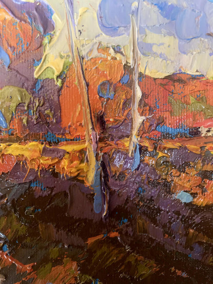 Village landscape Art 