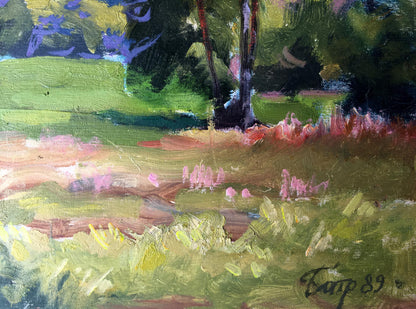 Oil painting September day Batrakov Vladimir Grigorievich