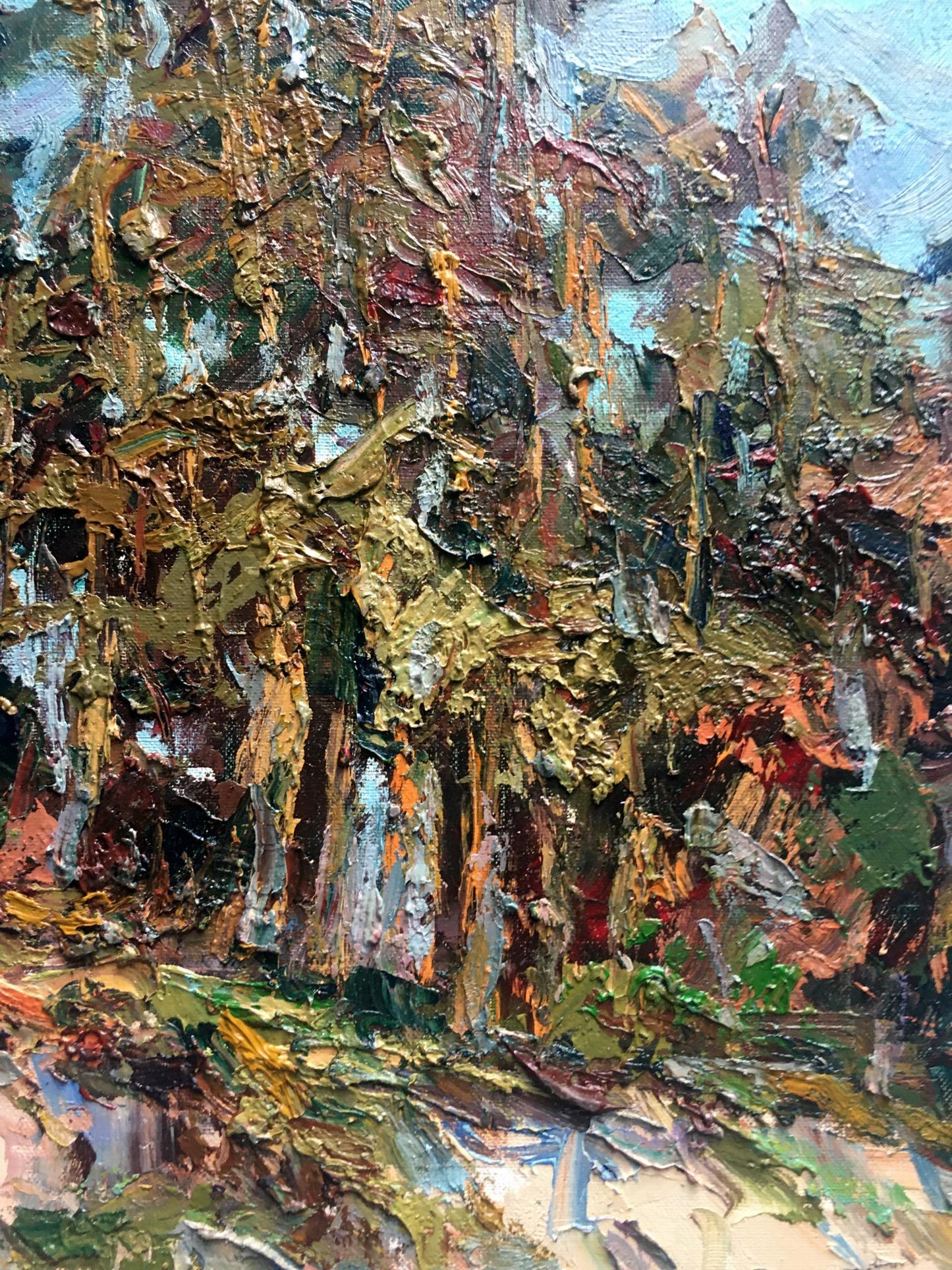 Oil Painting Forest Landscape 