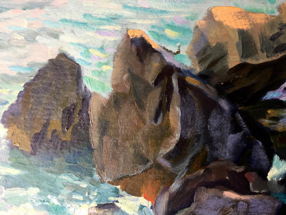 Morning by the Sea by Vladimir Batrakov, capturing tranquil seaside dawn.