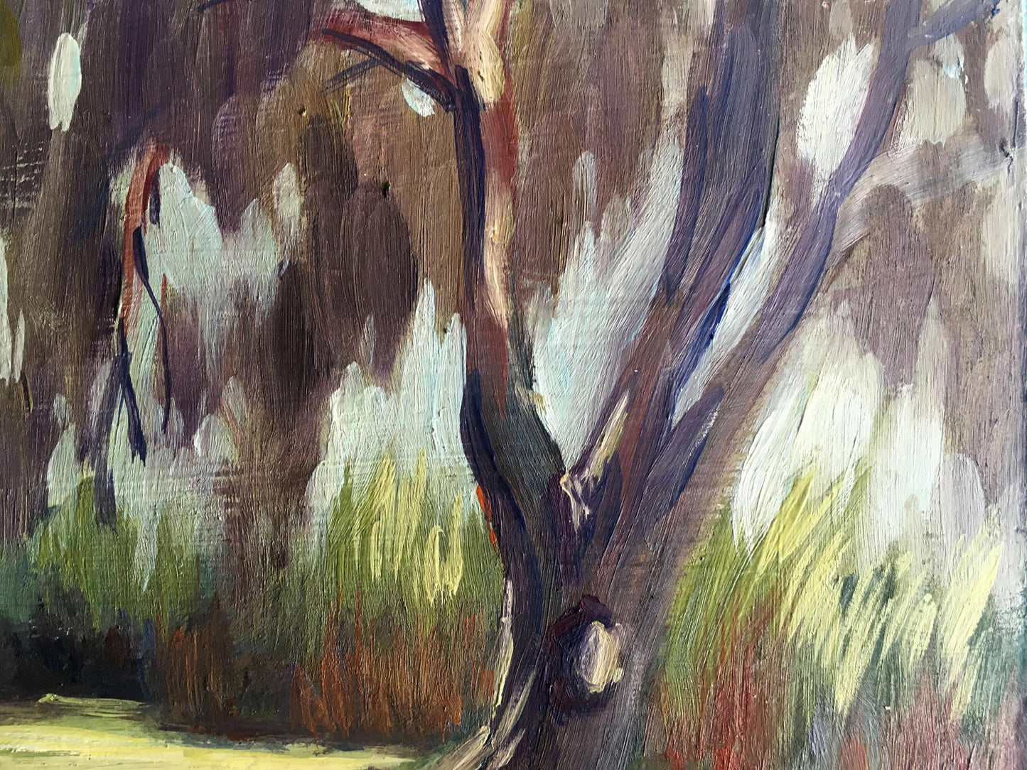 Oil painting Autumn forest Svetlana Gramm