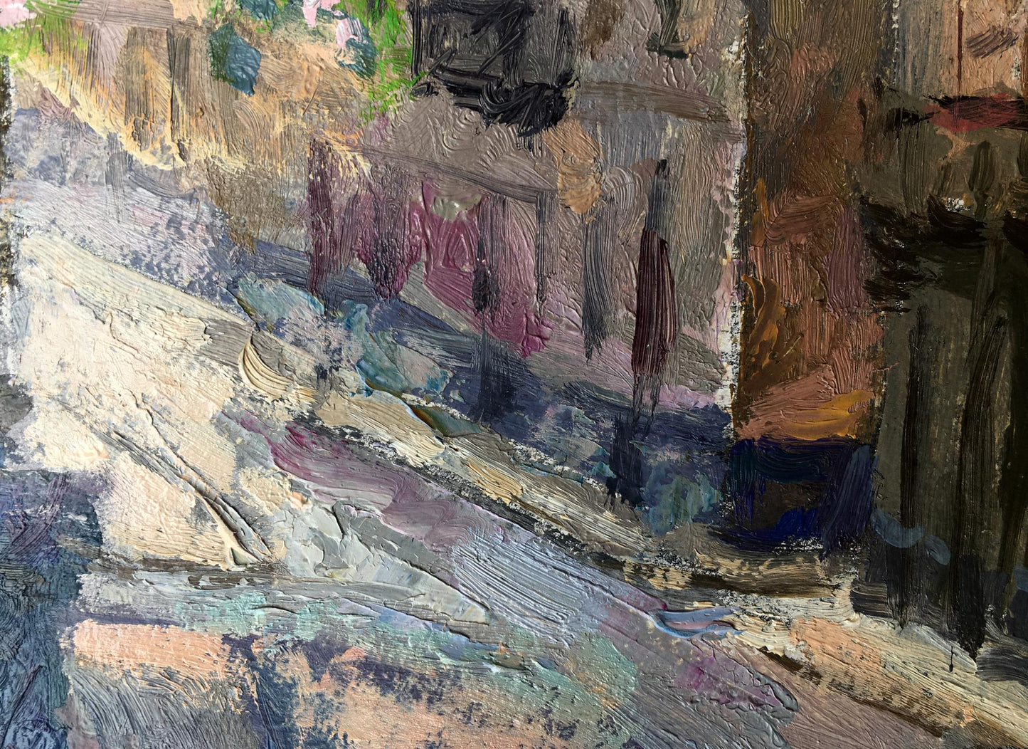 Oil painting Lviv landscape Batrakov Vladimir Grigorievich