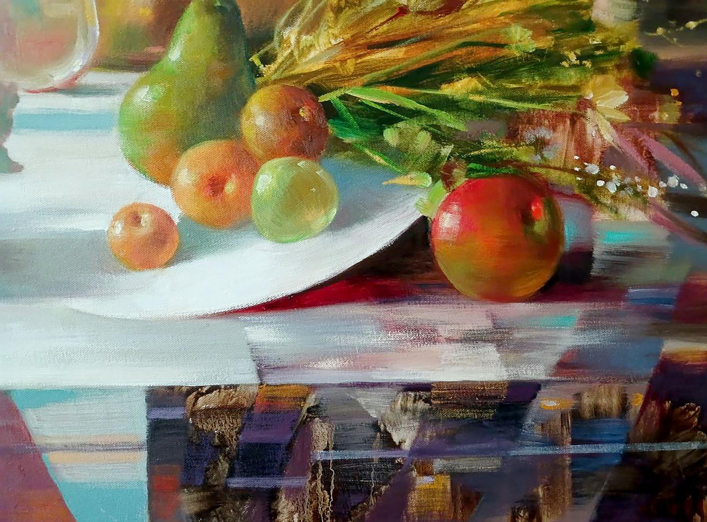 Abstract oil painting Bright morning Anatoly Tarabanov