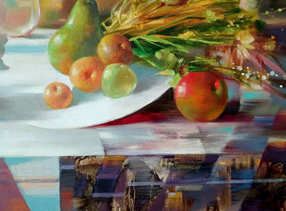 Abstract oil painting Bright morning Anatoly Tarabanov