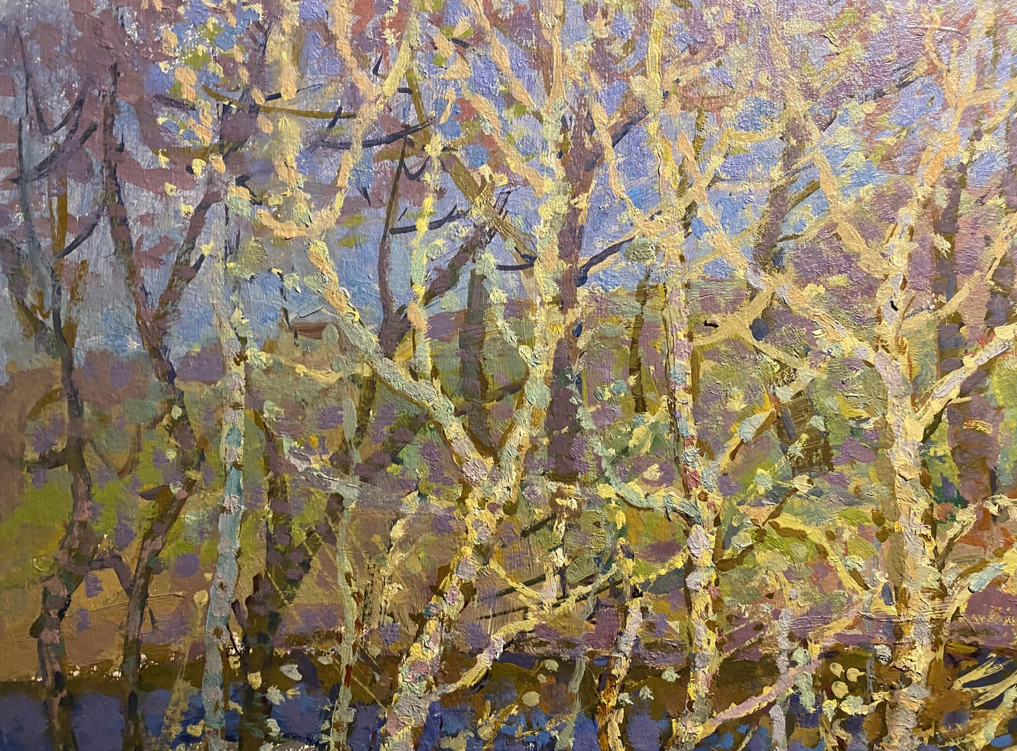Oil painting April Awakening Grigoriy Ruban