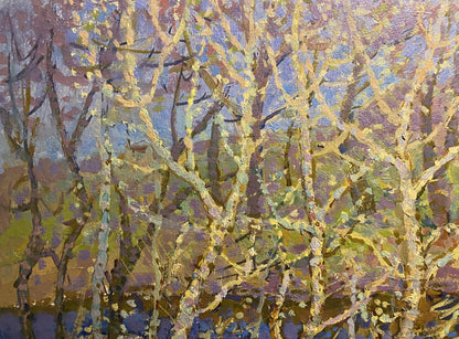 Oil painting April Awakening Grigoriy Ruban