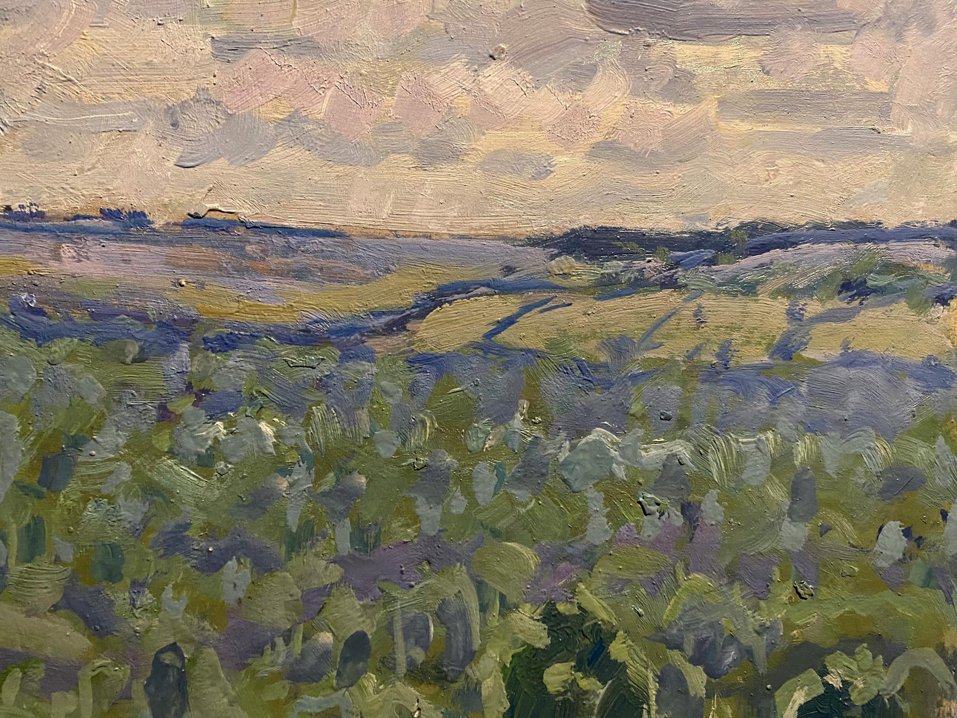 Spring Spaces by Georgy Kolosovsky, an oil painting