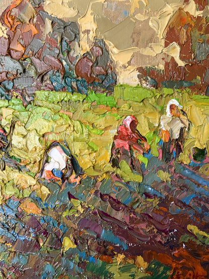 5 Oil painting Village days Oleksiy Ivanyuk