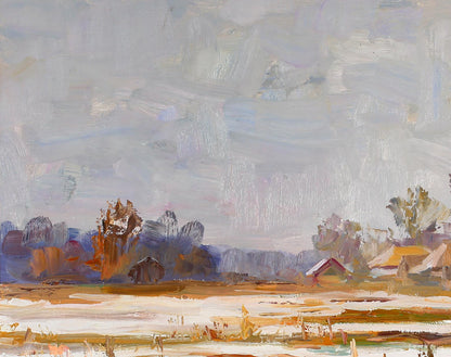 Oil painting Farmhouse Serdyuk Boris Petrovich