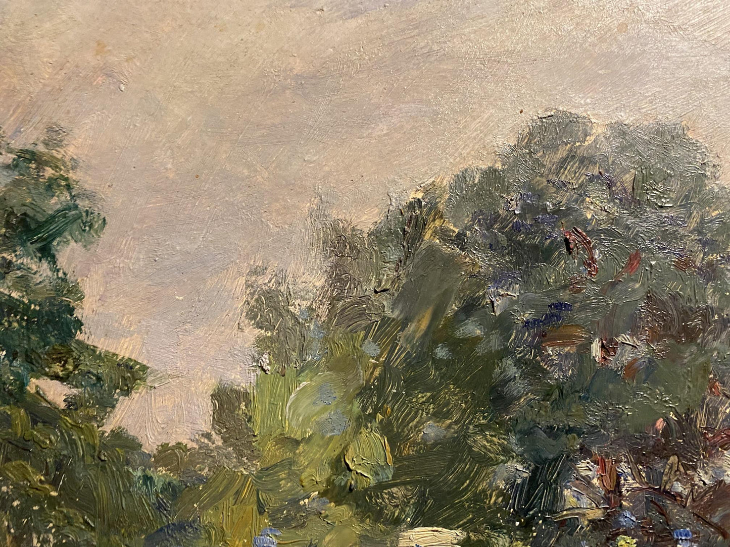Oil painting Metropolitan Forest Reserve Unknown artist