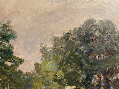 Oil painting Metropolitan Forest Reserve Unknown artist