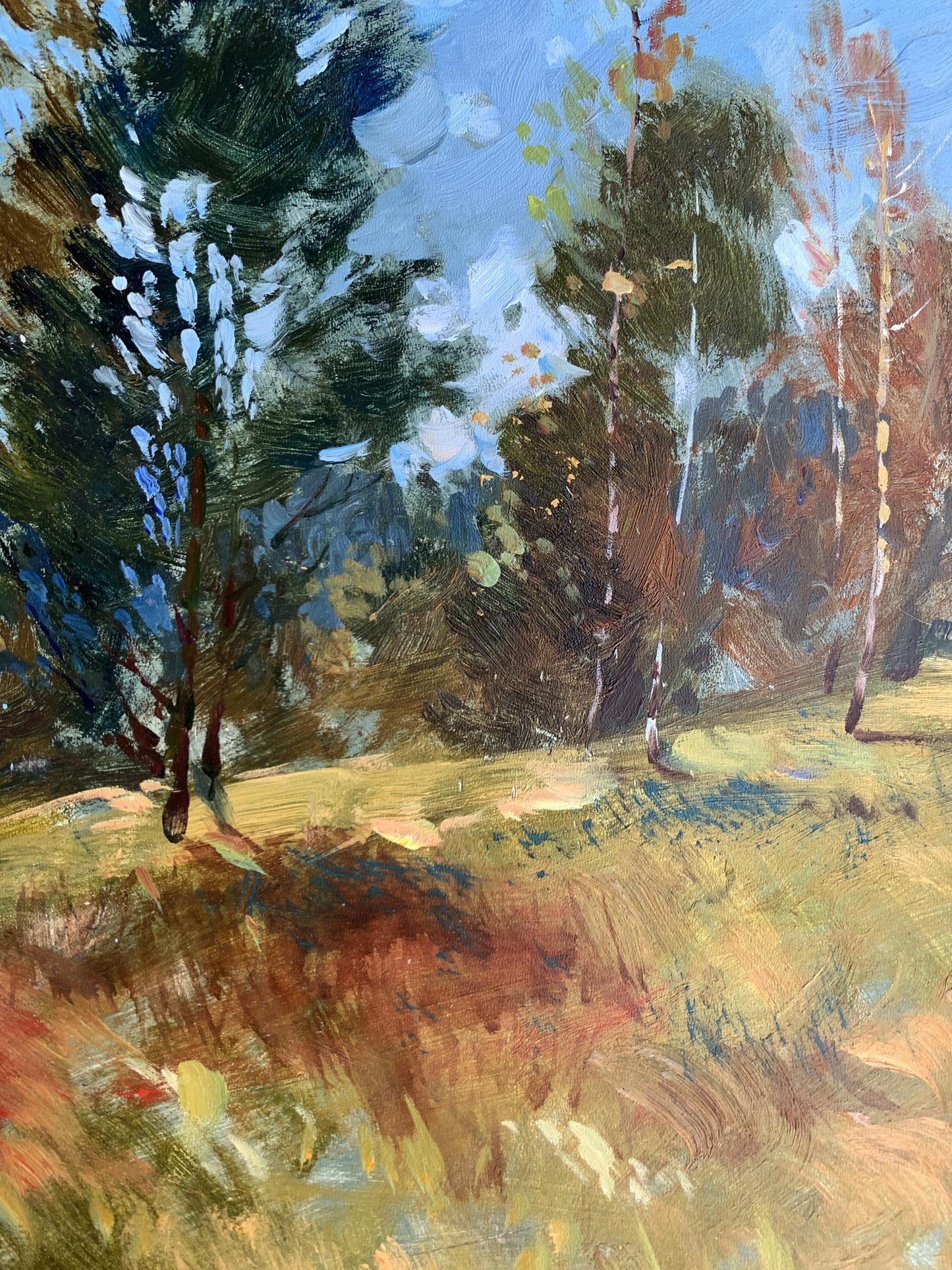 OIl painting Beginning of autumn Yuriy Suprunchuk