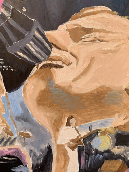 Oil painting Karaoke Oleksandr Gukalov