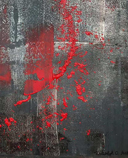 Acrylic painting Night melody Olga Melezhik