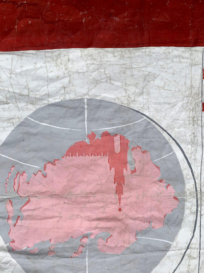 Oil painting Lenin and the CPSU Unknown artist