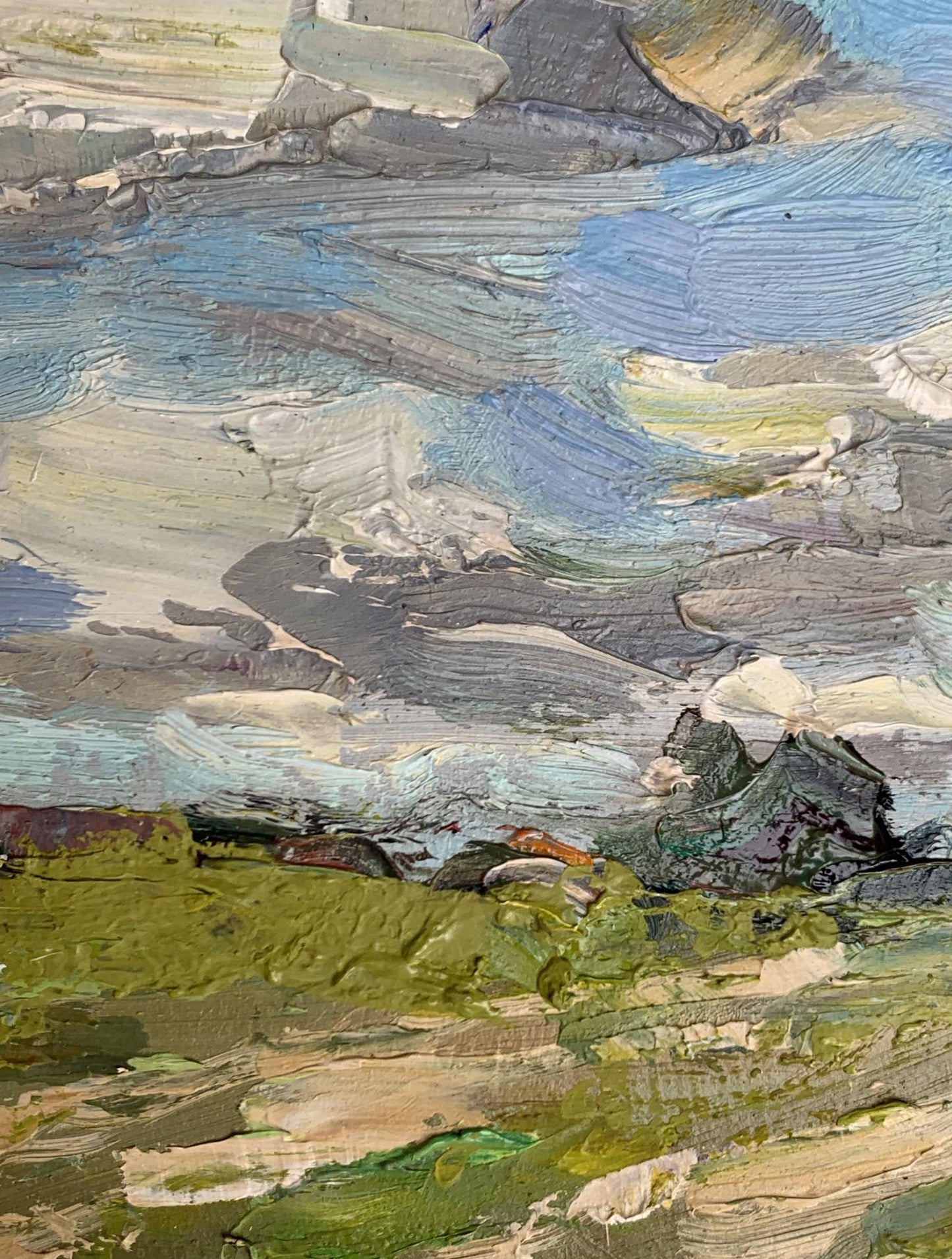 Oil painting Windy day Oleksiyander Cherednichenko