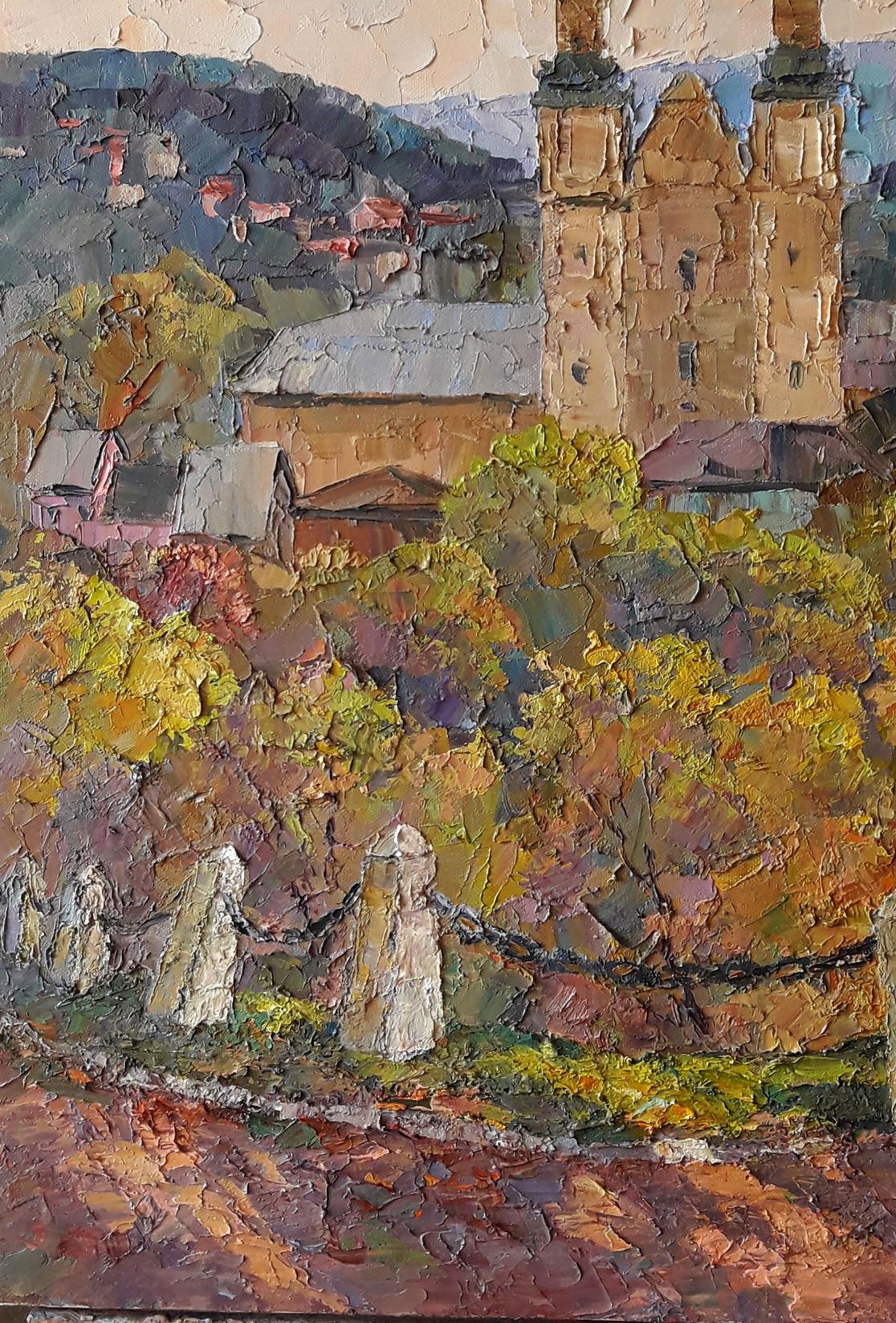 Oil painting Church in Zbarazh Serdyuk Boris Petrovich