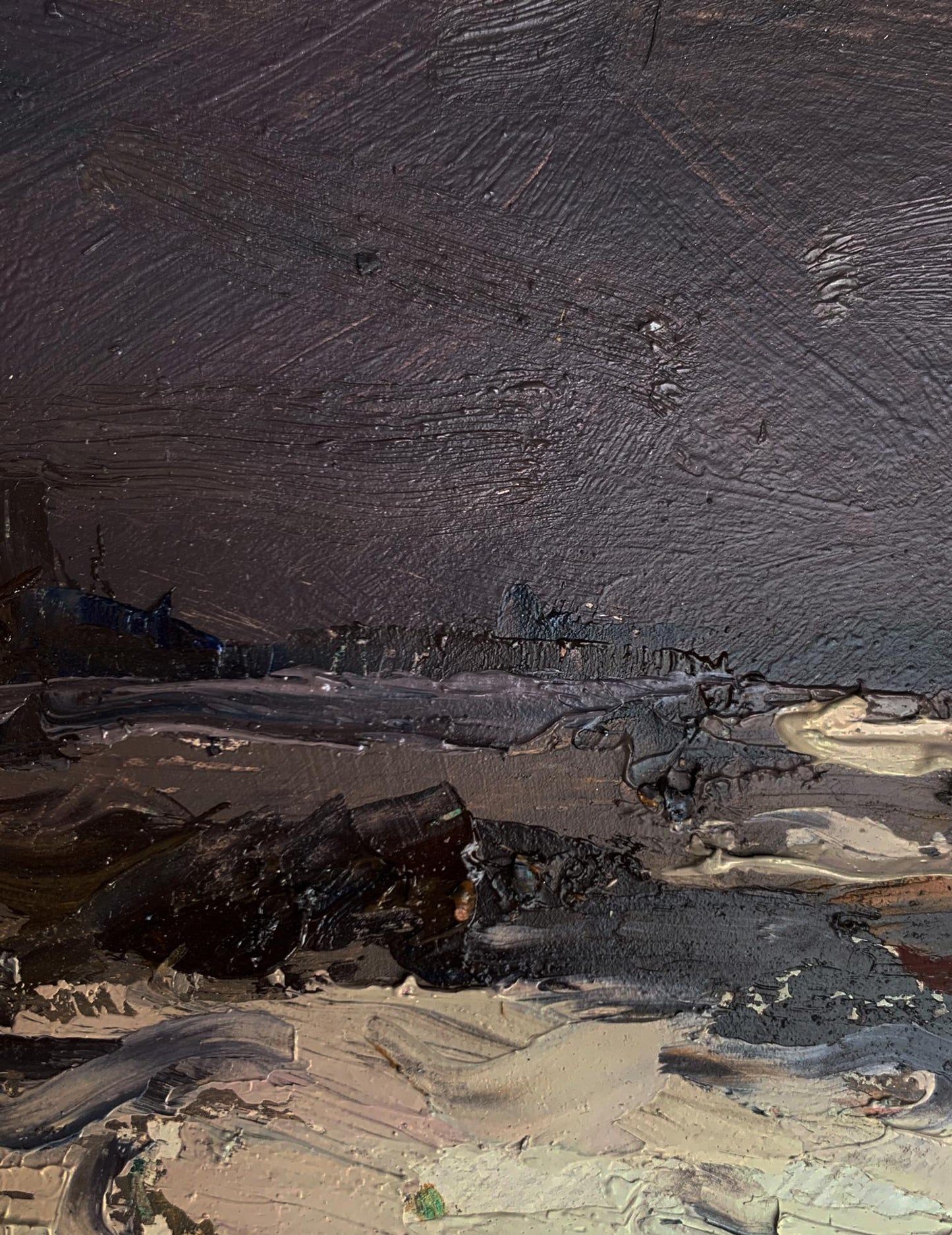 Oil painting Winter silence Oleksiyander Cherednichenko