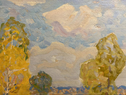 Oil painting Golden morning Georgy Kolosovsky